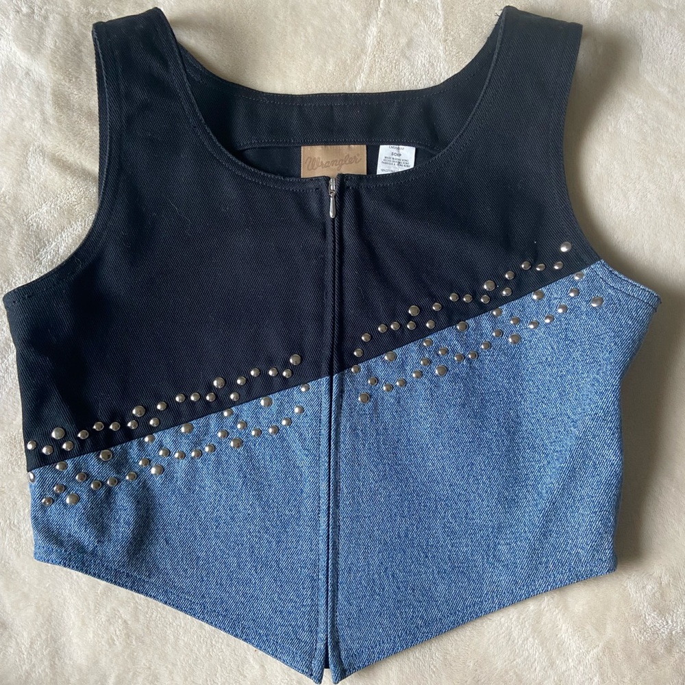 Wrangler denim vest
